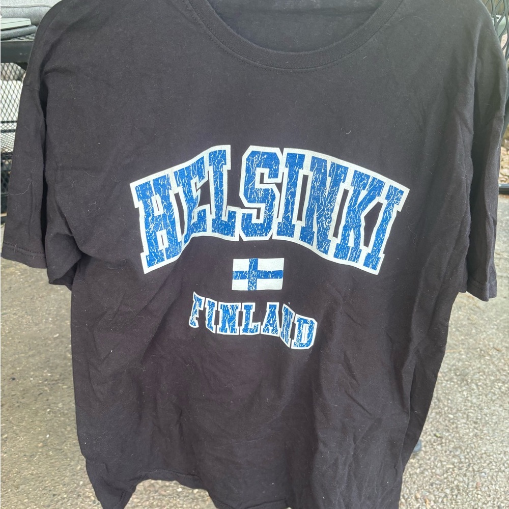 Fruit of the Loom Black and Blue Short Sleeve Tees